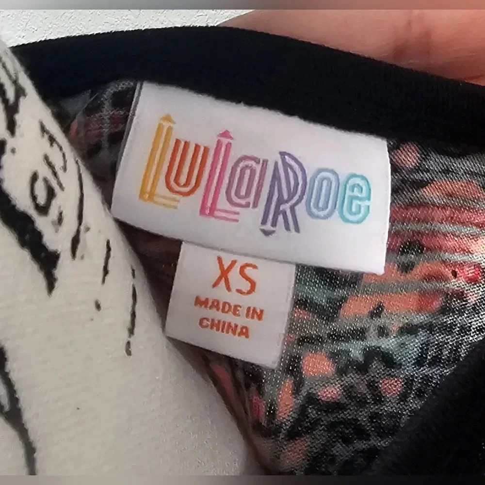 LuLaRoe Women's Randy 3/4 Raglan Sleeve T-Shirt SZ XS Soft Stretch Fall Color - Picture 7 of 10